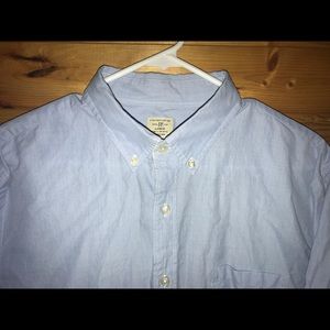 J. Crew men’s blue dress shirt size Large 16 16.5